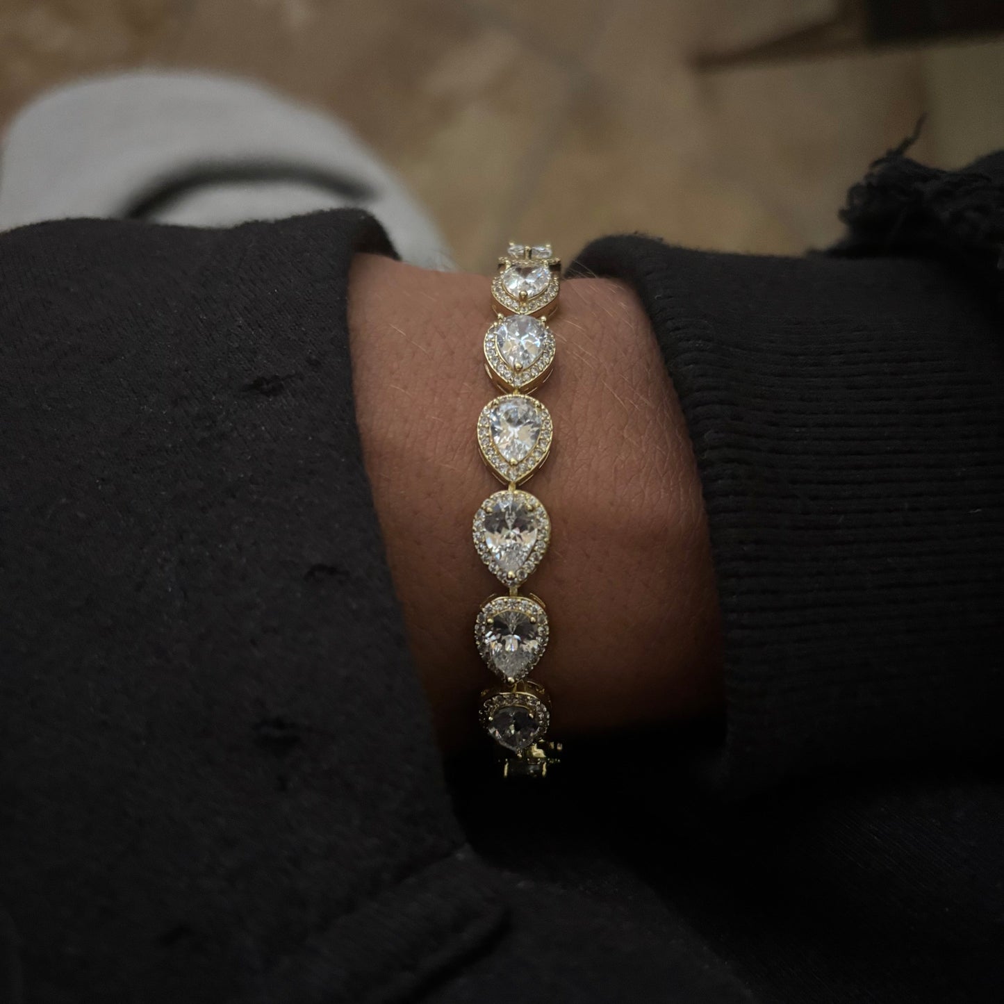 "FIER" Luxe Teardrop Bracelet