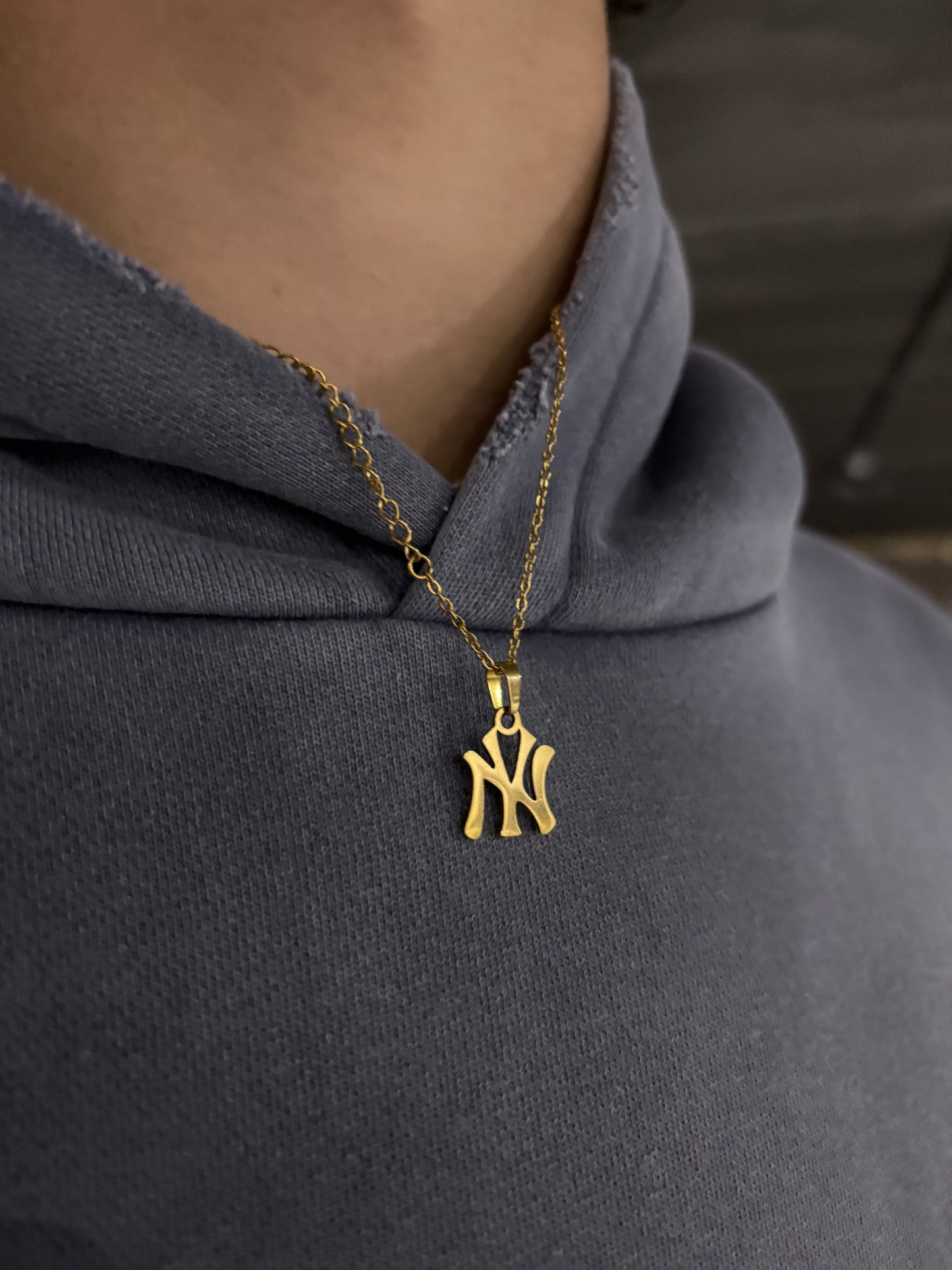Gold “FIER” NY Chain