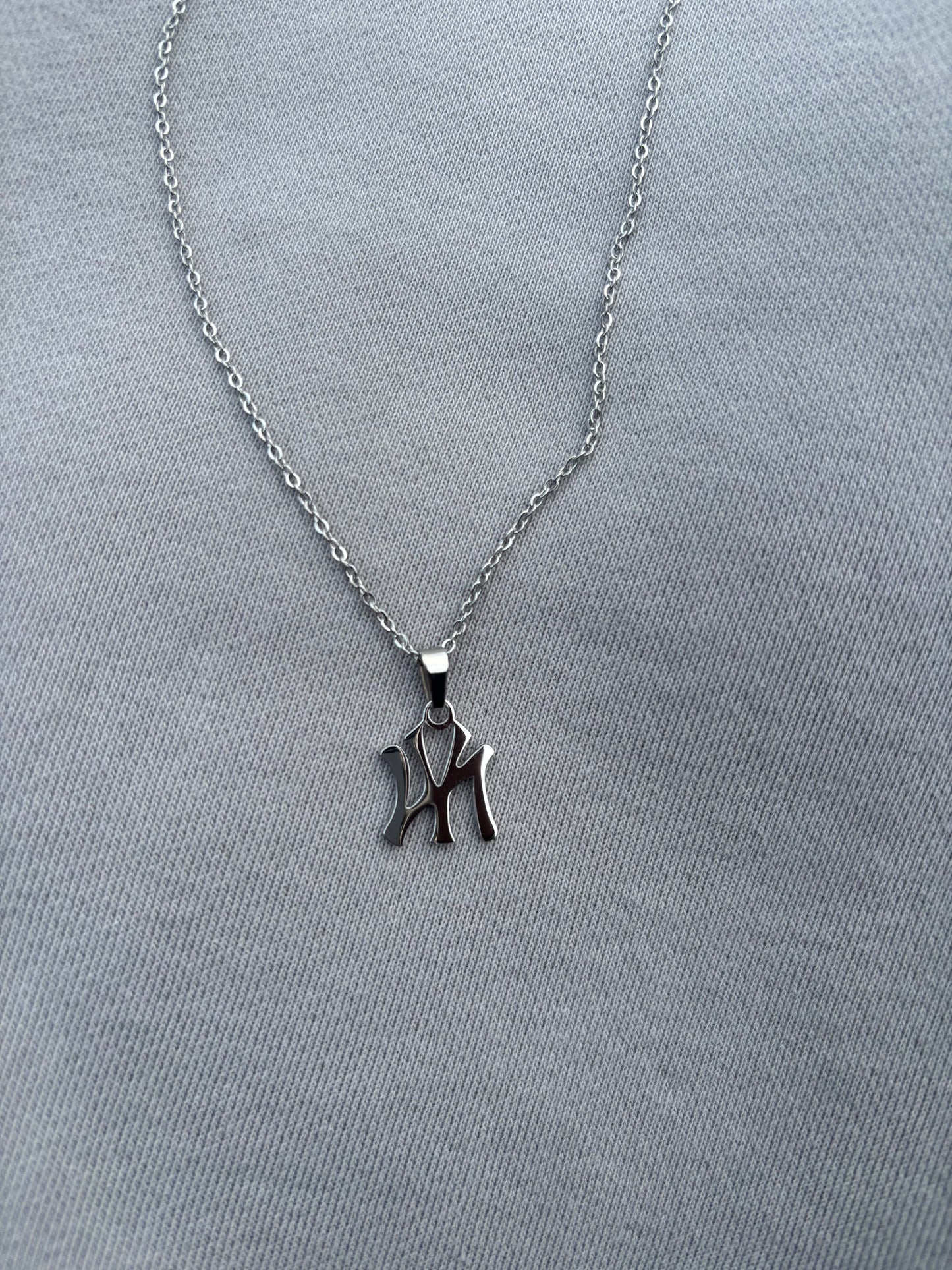 Silver "FIER" NY Chain