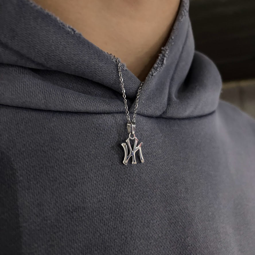 Silver "FIER" NY Chain