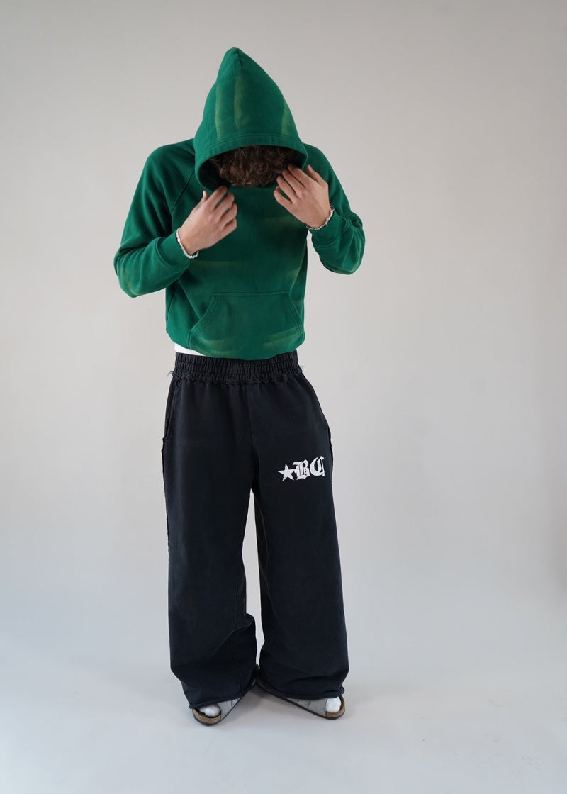 "rune" hoodie moss green