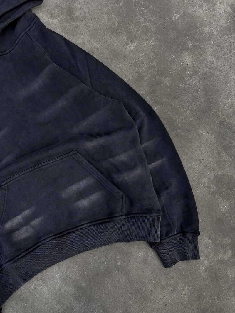 "rune" hoodie charcoal