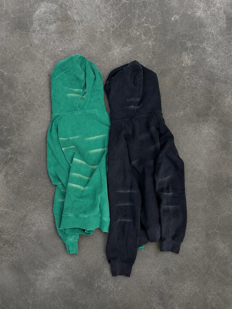 "rune" hoodie moss green