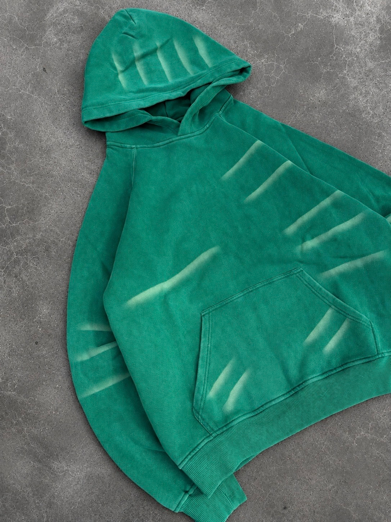 "rune" hoodie moss green