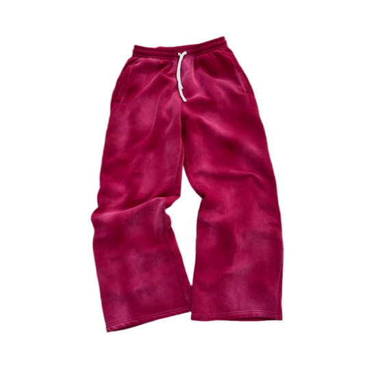 BURGUNDY RED "FIER" SWEATS
