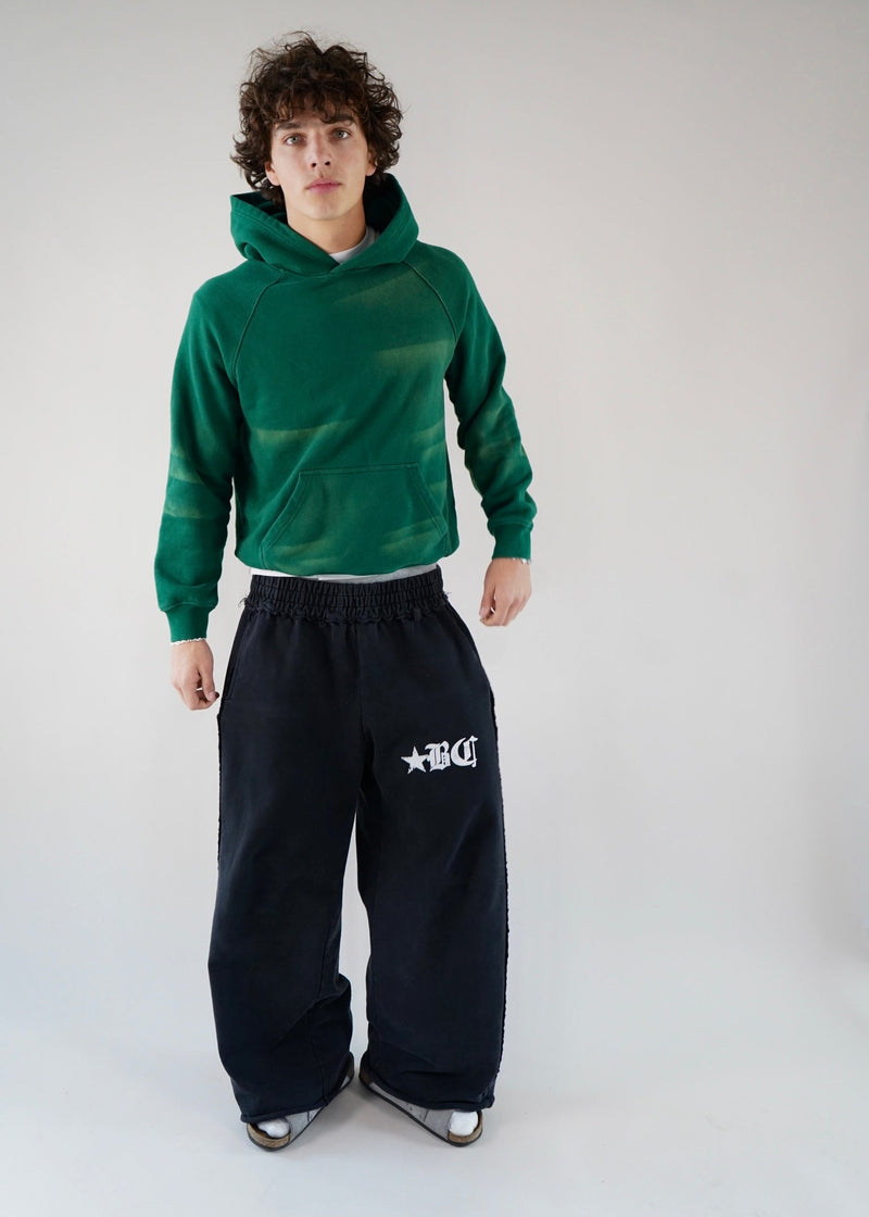 "rune" hoodie moss green