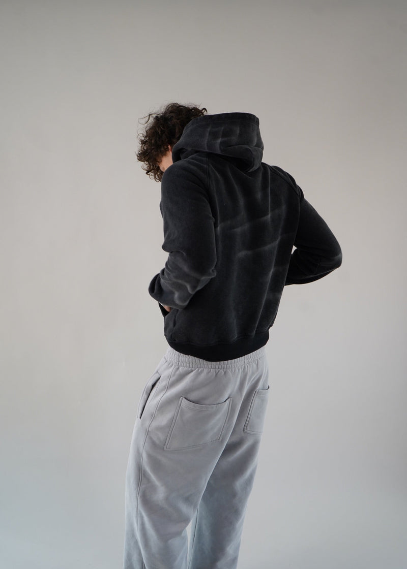 "rune" hoodie charcoal