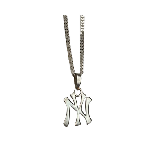 Silver "FIER" NY Chain