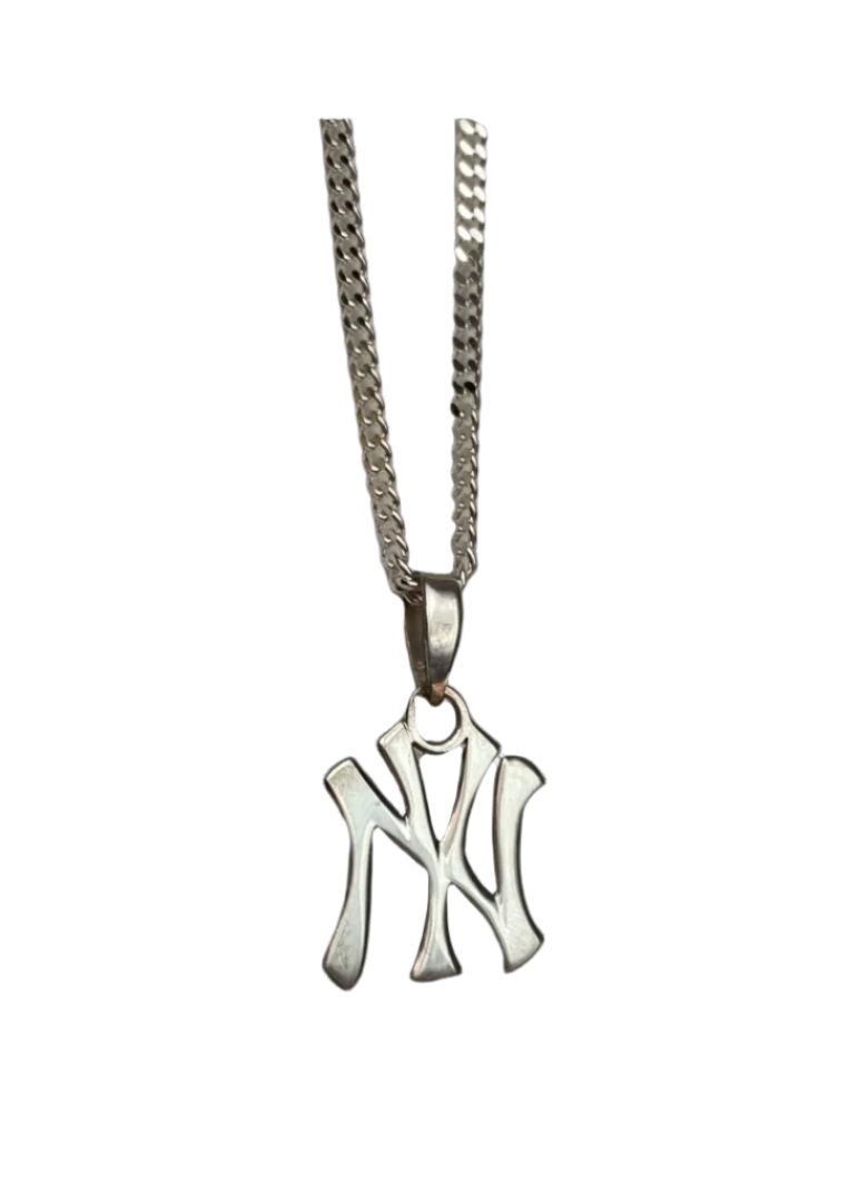 Silver "FIER" NY Chain