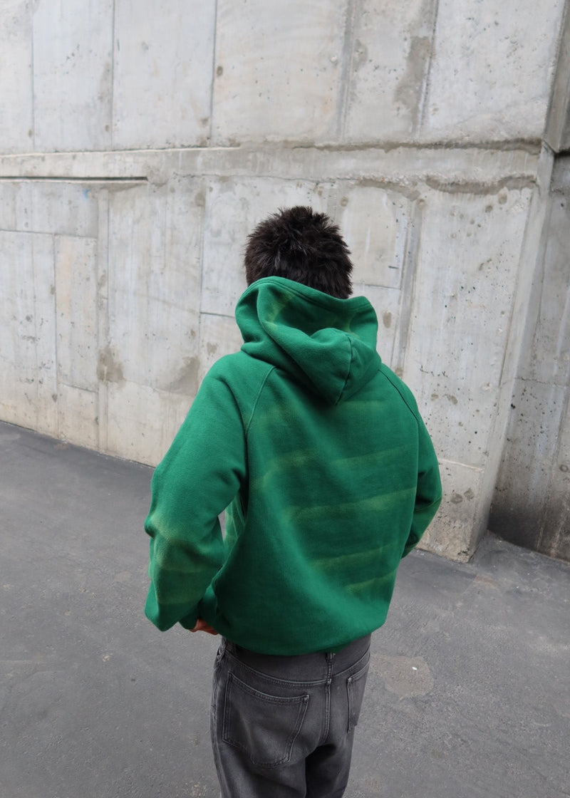 "rune" hoodie moss green